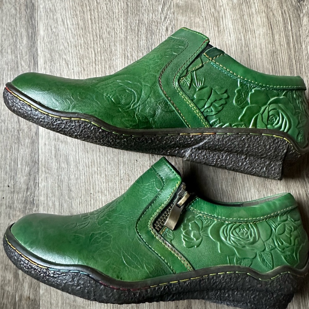 Zayla Handmade Leather shoes, size 6.5/37 - Picture 1 of 8